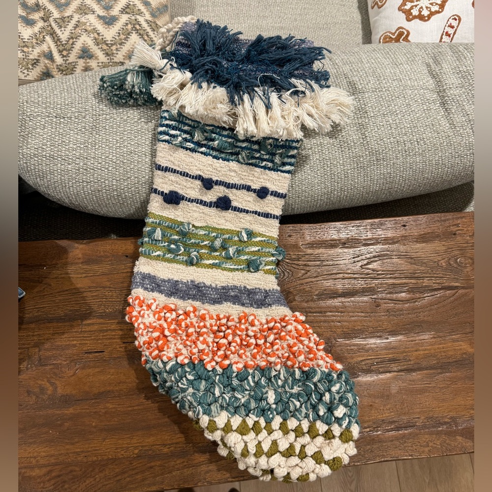 Anthropologie Christmas stocking